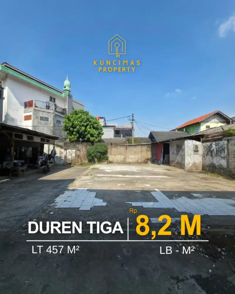 Tanah kosong di Duren Tiga Pancoran, Jakartaselatan