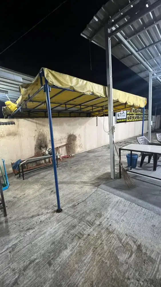 Tenda 4x3m besi tebal & kokoh