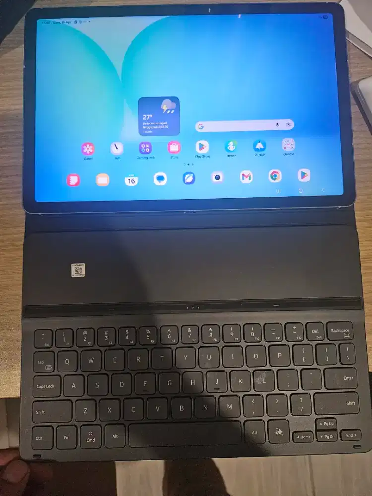Tab samsung s10FE, baru unboxing saja