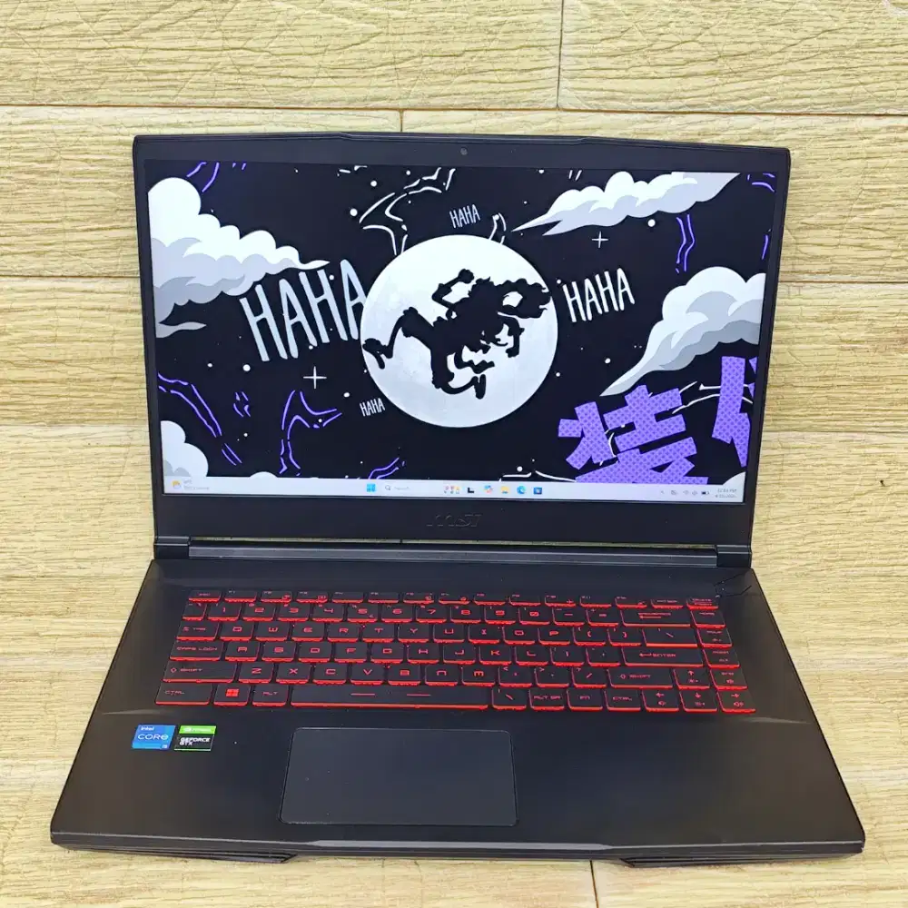 MSI GF63 Thin 11SC Core I5-11400H RAM 8GB SSD 512GB GTX 1650