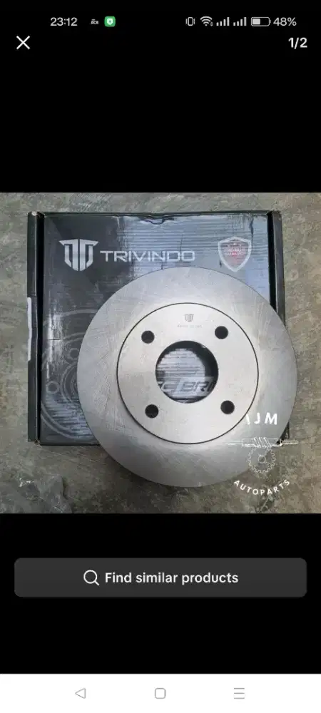 Cakram Piringan Rem Depan Nissan Evalia