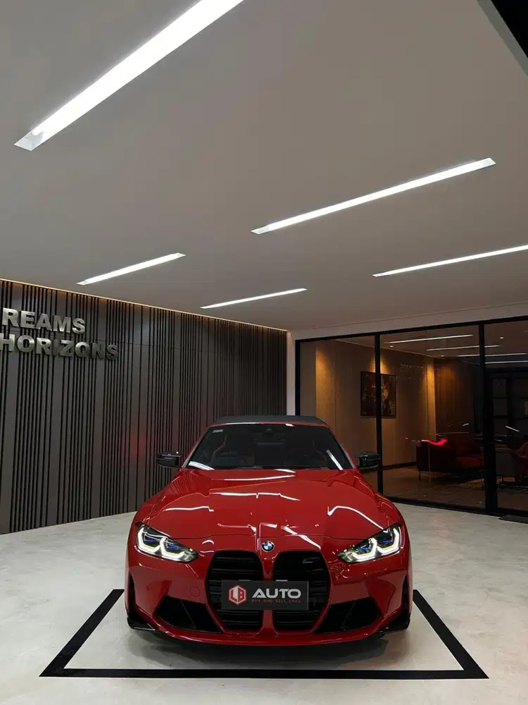 BMW M4 Competition Convertible 2023 Merah Km2rb M4C B4MCC Cabriolet