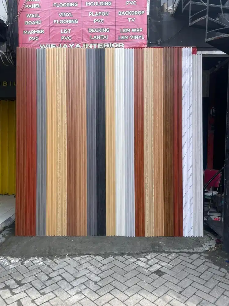 Wallpanel murah meriah bahan pvc anti air anti rayap