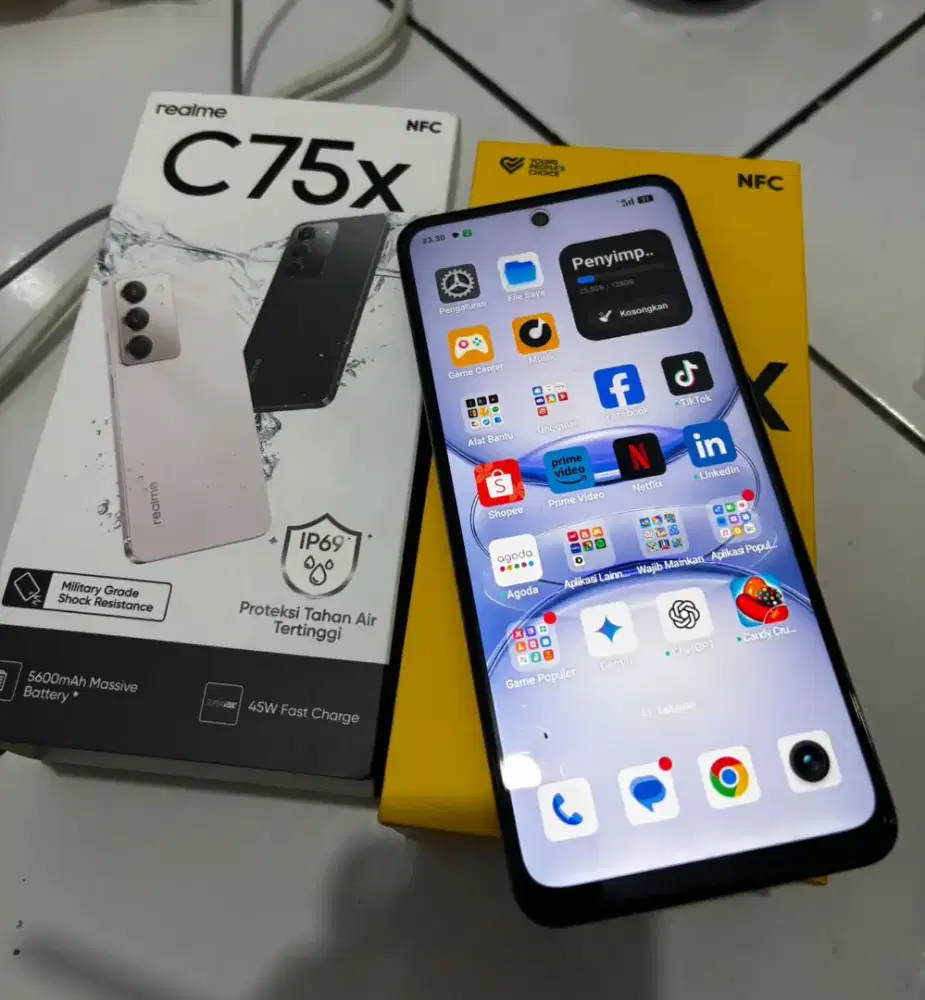 Realme c75x nfc ram 8/128