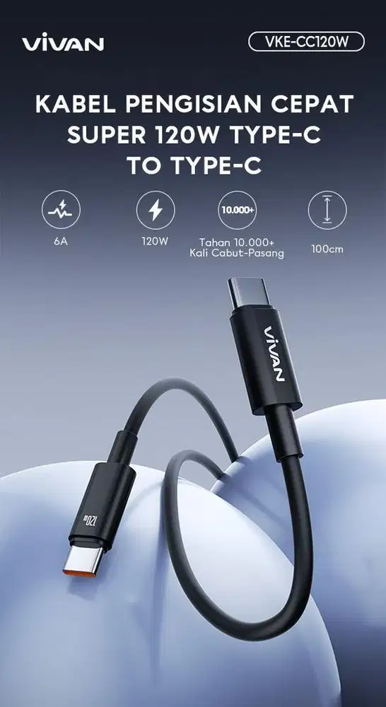 PENGISI DAYA VIVAN VKE-CC120W