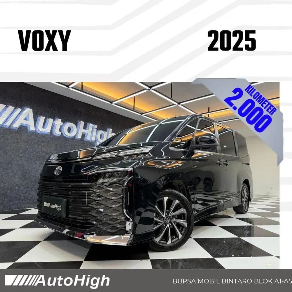 DP10% [Km2.000] Voxy 2025 Black Reg 2024 #AUTOHIGH