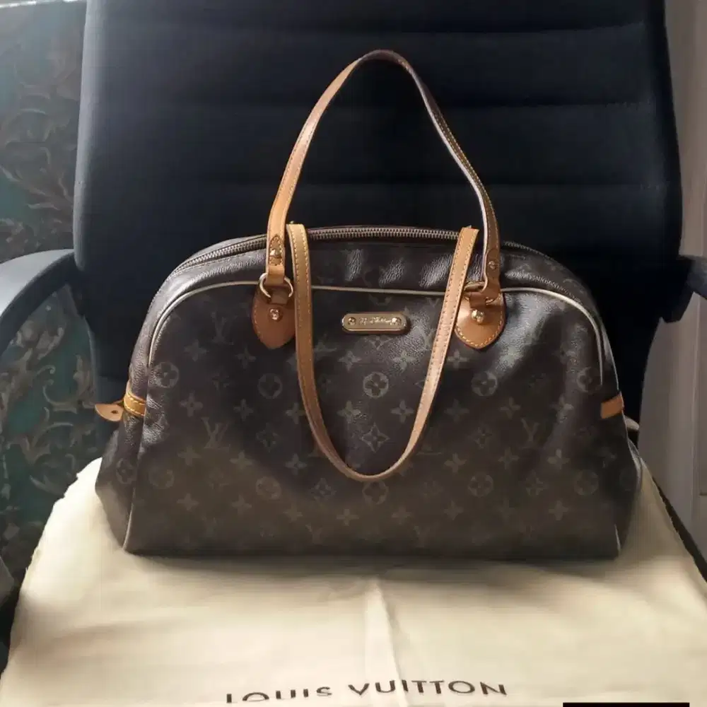Authentic Louis Vuitton Montorgueil GM Monogram