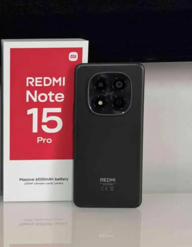 Redmi note 15 pro 5G black 256/8 GB fullset baru pake 2 bulan
