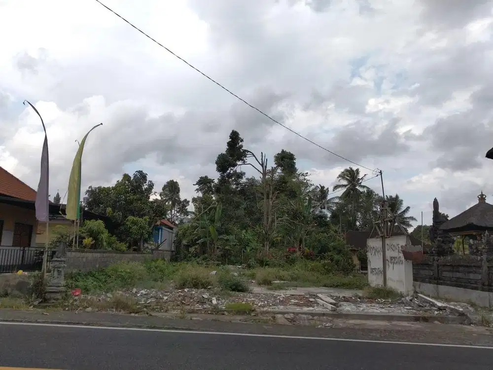 BUC tanah pinggir jalan utama denpasar singaraja
