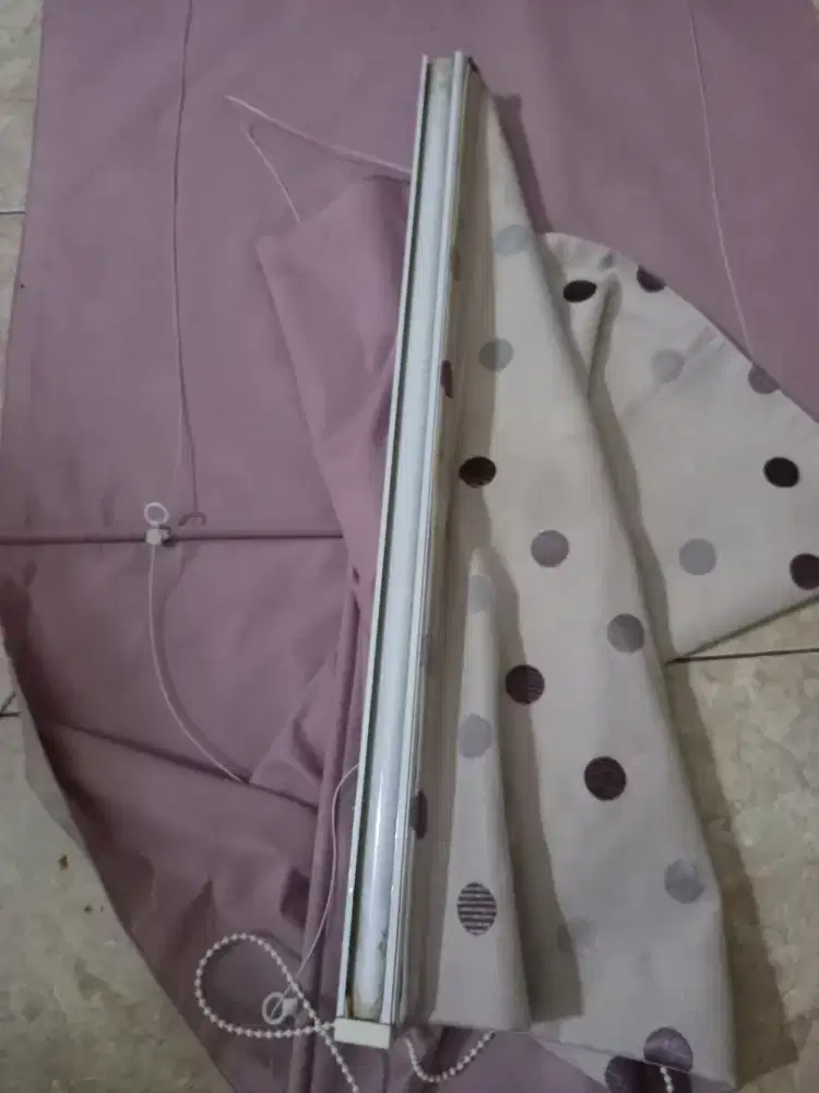 Panel Tirai Jendela / Pintu.mode naik turun(satu Set dgn Tiang& Tali)