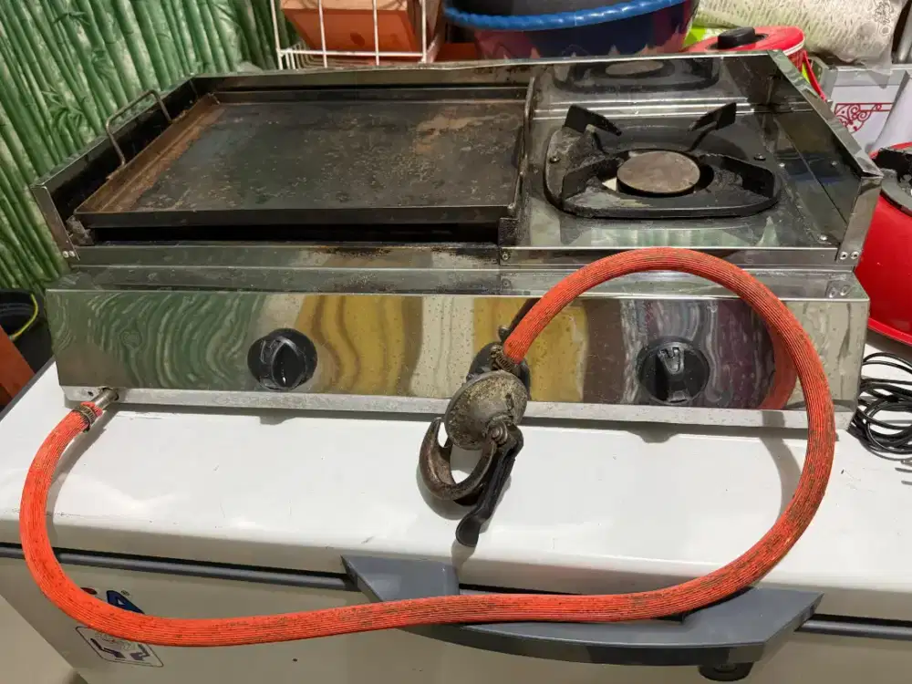 1 Set Kompor Gas Multifungsi (Pemanggang & Memasak)