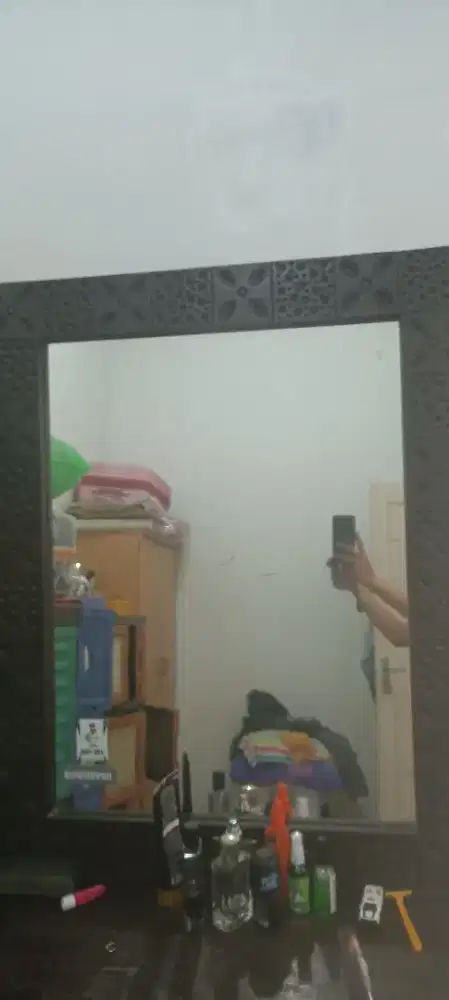 Dijual meja dan kaca rias jati