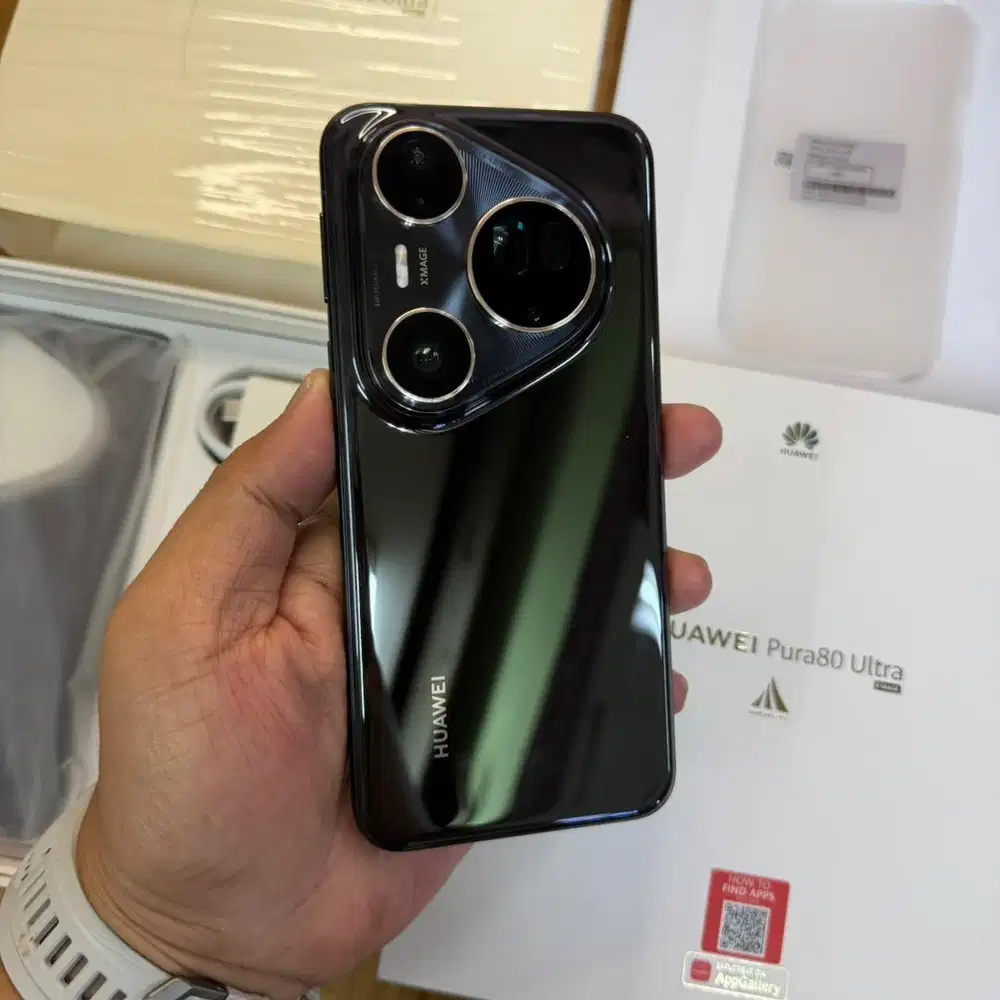 Huawei Pura 80 Ultra 16/512GB Golden Black Garansi resmi super mulus