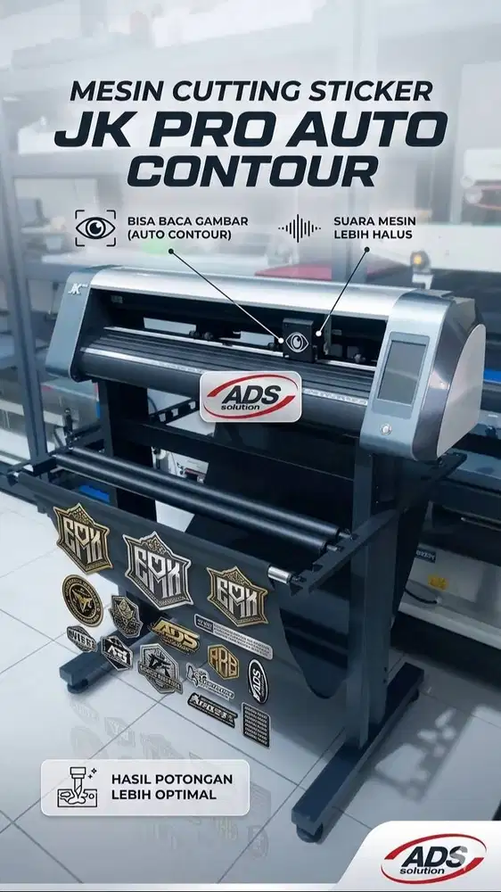 MESIN CUTTING STICKER JK PRO AUTO CONTOUR BISA BACA GAMBAR