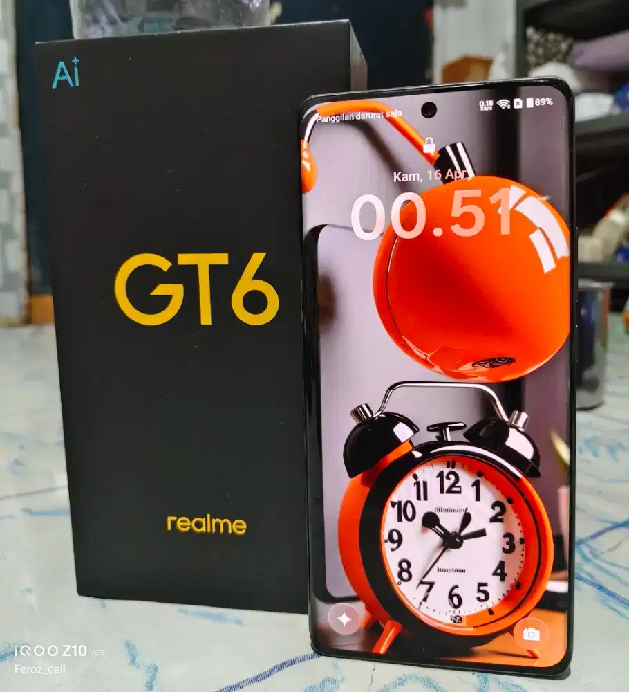 Istimewa Realme GT 6 12/256 Snapdragon 8S gen 3 fullset original bosku