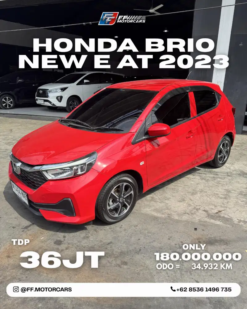 Honda Brio New E AT 2023