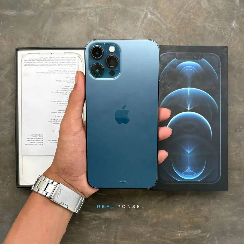 iPhone 12 Pro Max 256 iBox Fullset Ori Nominus