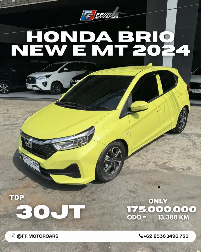 Honda Brio New E MT 2024