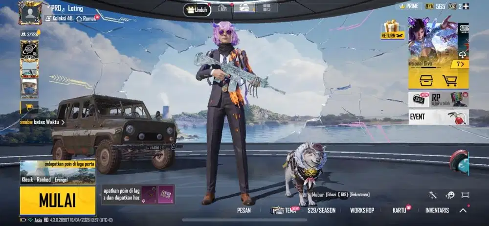 Jual akun pubg pribadi