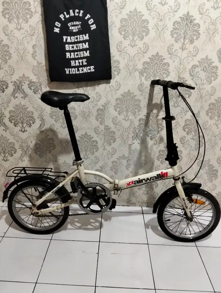 Ace air walk sepeda lipat ukuran 16 untuk umur 5-17 tahun