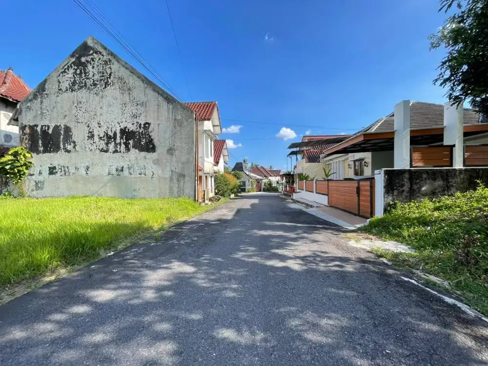 dijual tanah dalam perumahan jl besi jangkang dekat UII kaliurang