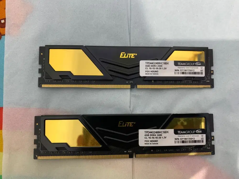 Jual Ram Team Group Elite 8gb ( 4x2 ) Second