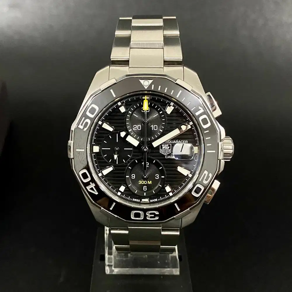 TAG Heuer Aquaracer 300M Chronograph Ceramic bezel CAY211A