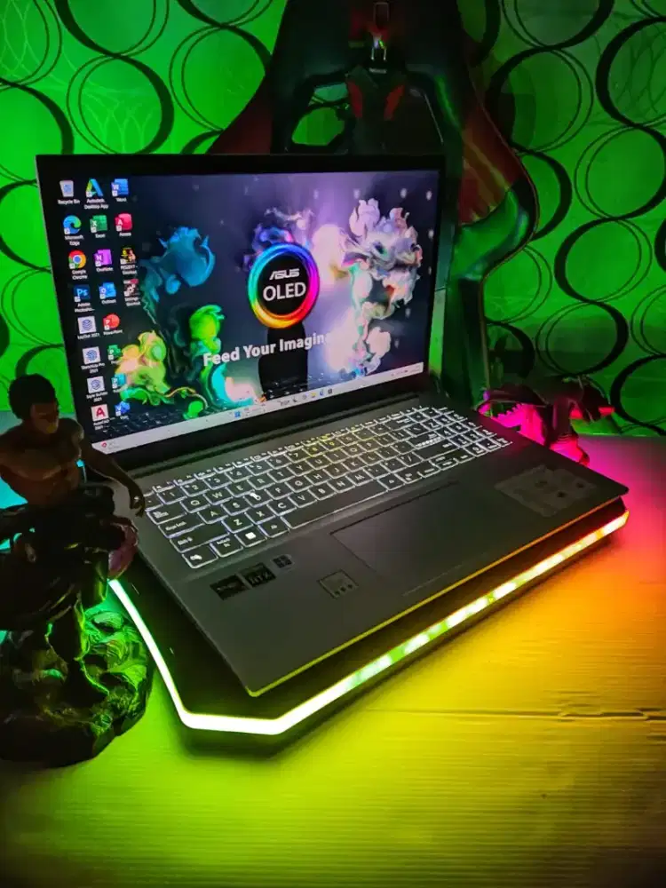 Laptop Render Asus Vivobook 15 Pro OLED RTX 3050 Ryzen 9 Ram 16/512gb