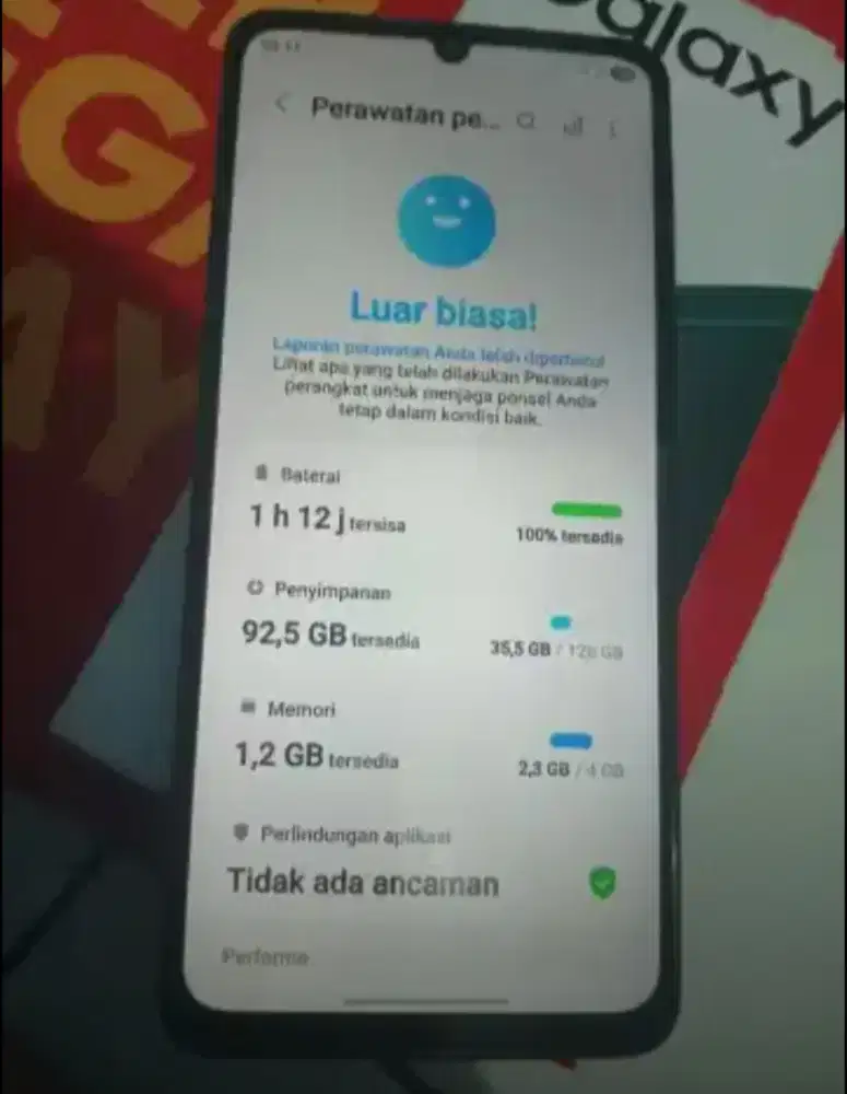 Samsung a07 4/128 fullset full ori