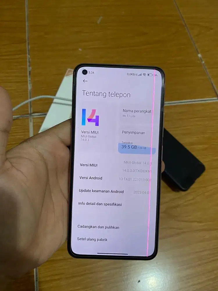 Mi 11 Lite Mantan Flagship 6/128 FULLSET