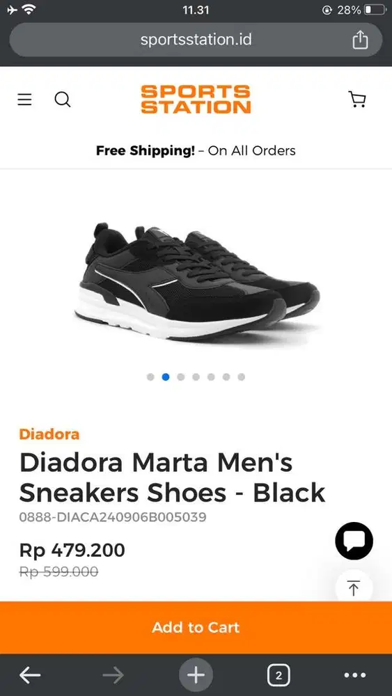 Diadora marta men's sneakers shoes black