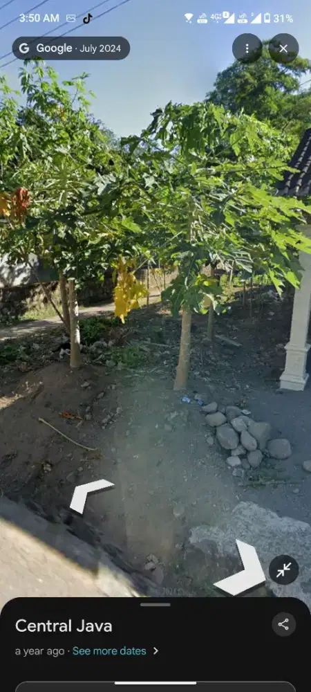 Dijual tanah pekarangan