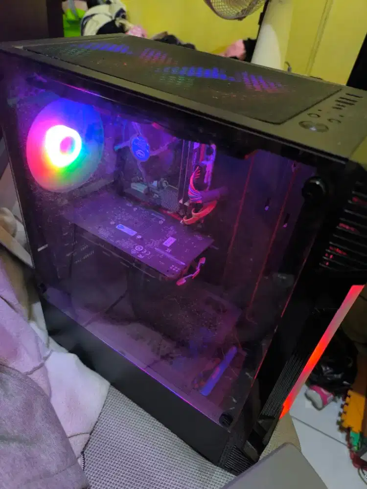 Dijual Pc i7 + GTX 1050 Ti 4gb + ssd 256gb + ram 16gb