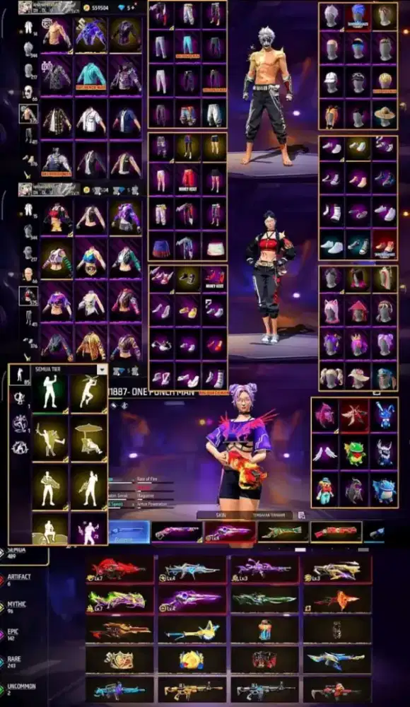 AKUN FF SULTAN TERMURAH