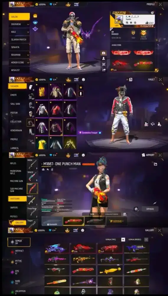 AKUN FF SULTAN POLOSAN