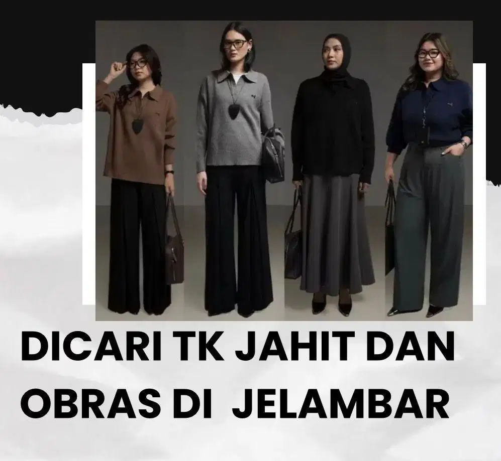 Butuh tk jahit dan obras