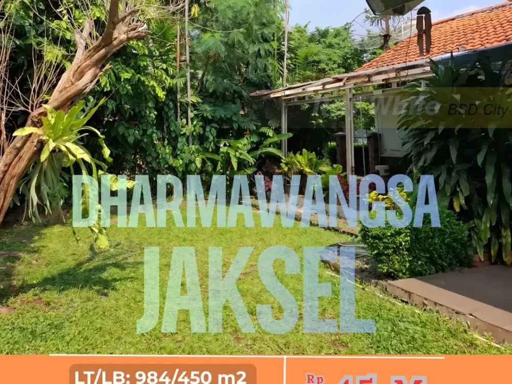 Rumah Terawat di DHARMAWANGSA Jaksel