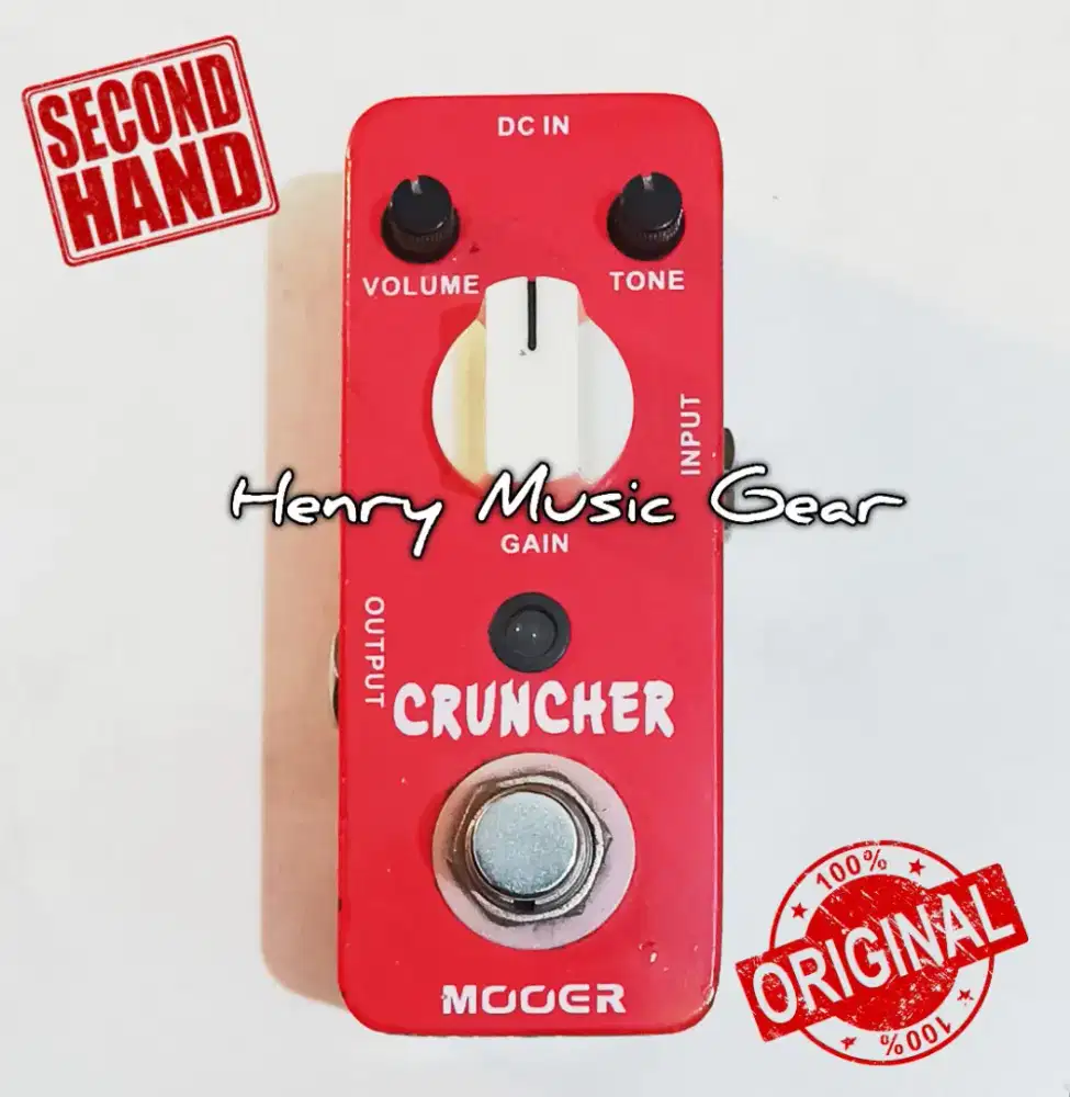 Mooer Cruncher Distortion Efek Gitar Secondhand Unit Only