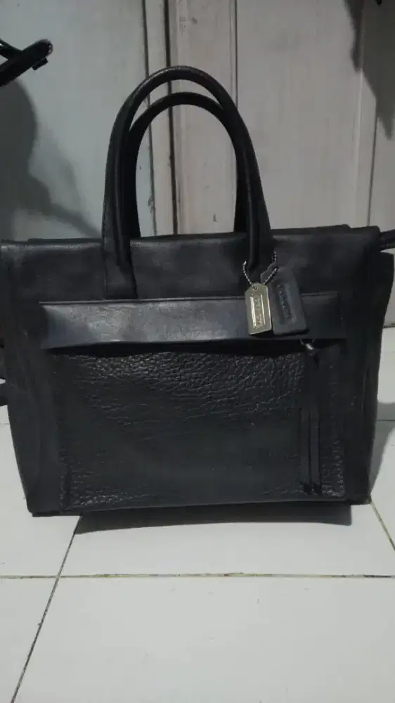 Sale coach 2 way handbag leather