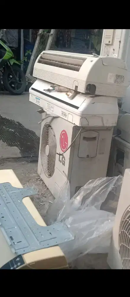 Terima ac bekas tak terpakai