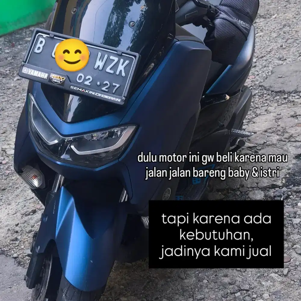 Jual Motor Nmax 155 Seken Rem ABS Biru Doff