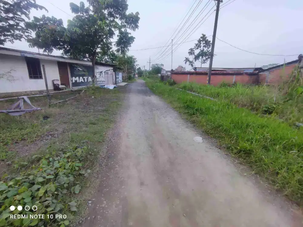 Dijual Tanah Sawah Zona Kuning Dekat  Polda Baru  Godean Sleman Yogyakarta