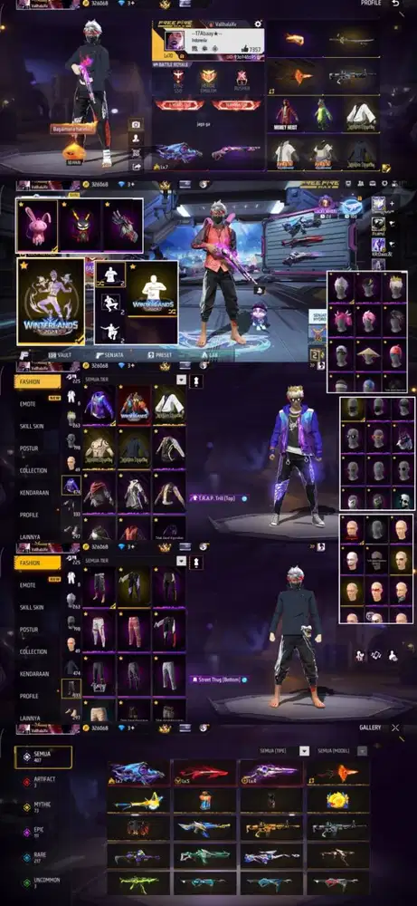 JUAL AKUN FF MURAH DI JAMIN AMAN