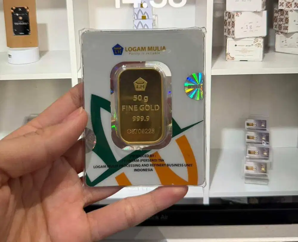 Emas LM Antam Hijau 50g Termurah