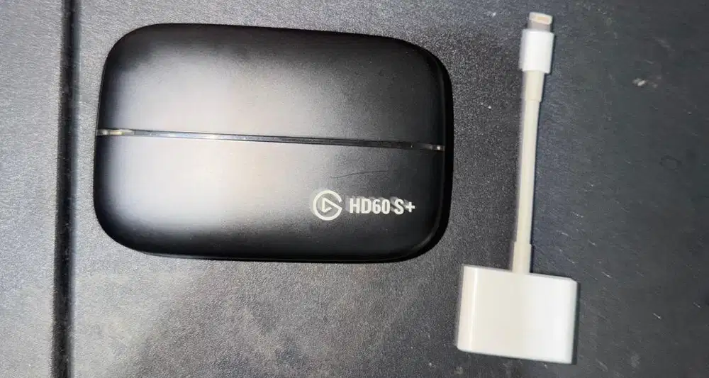 Elgato HD60S+ & HDMI to Lightning Adapter Original Apple