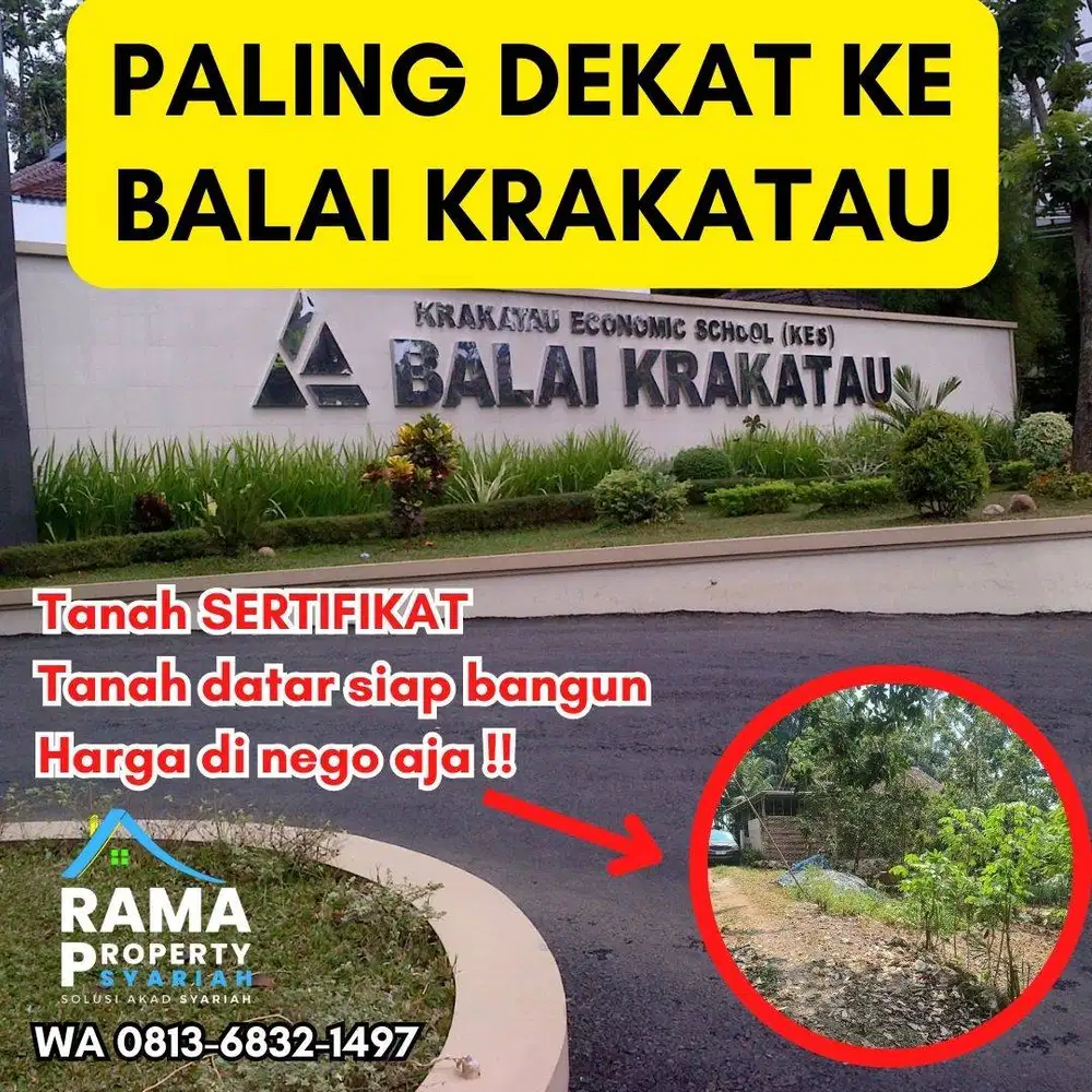 DEKAT PRAMUKA RAJABASA! TANAH DIJUAL MURAH DI LANGKAPURA GUNTER