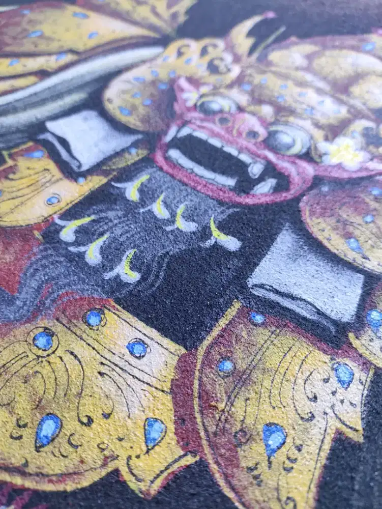 Lukisan barong asli bali