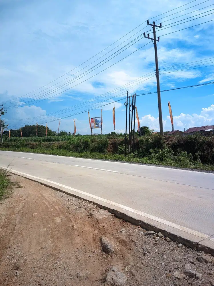 DIPINGGIR JALUR DUA KORPRI ITERA! TANAH KAVLING RUKO DP MURAH