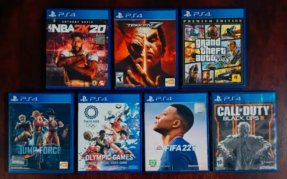 Paket 7 BluRay Games Original PS 4 ~ Sale All