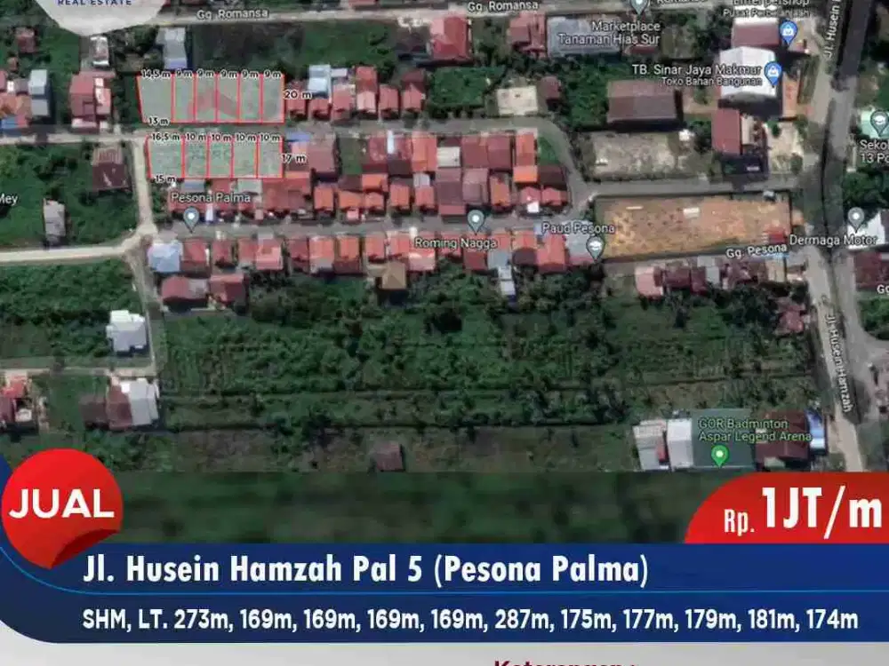 Kavling dalam kompkeks perumahan